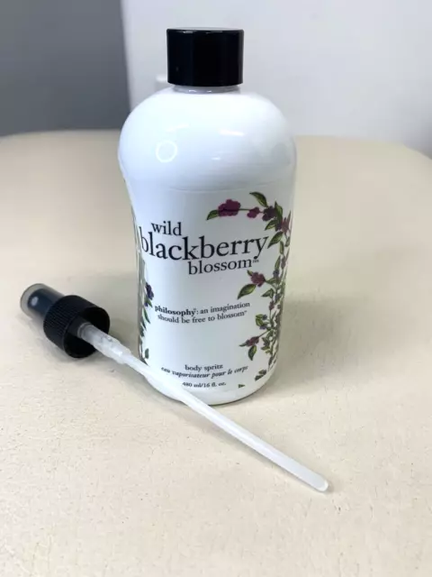 Philosophy Wild Blackberry Blossom Body Spritz 16OZ Size Jumbo Sealed w/ Pump
