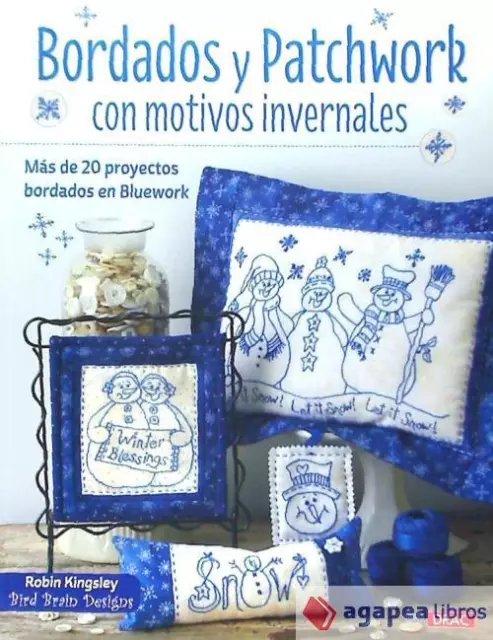 Bordados y patchwork con motivos invernales. NUEVO. ENVÍO URGENTE (Librería Agap