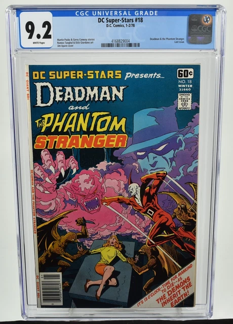 DC Super-Stars #18 (1978) CGC Graded 9.2 DC Comics Jim Aparo Cover