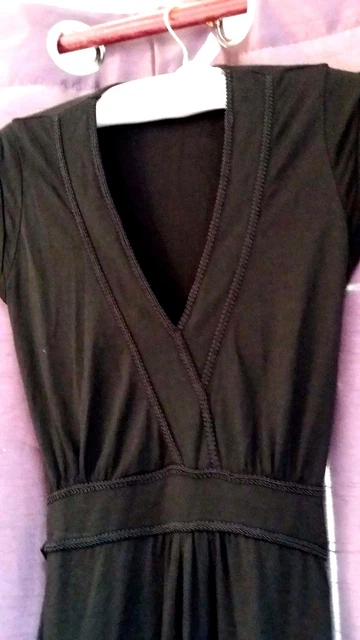 Robe D'été Courte En Coton Fait Main - Taille 36/38, Coupe Vague Et Fluide