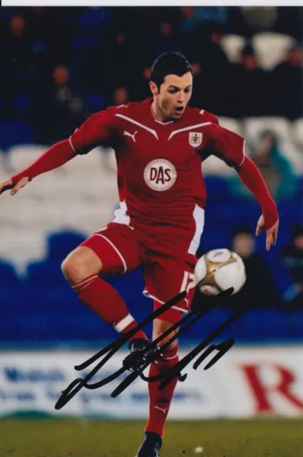 Ivan Sproule Hand Signed 6X4 Photo - Football Autograph - Bristol City 3.