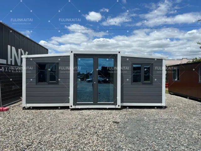 Expandable Container Home Granny Flat Tiny House--20FT,2*bedroom,Grey