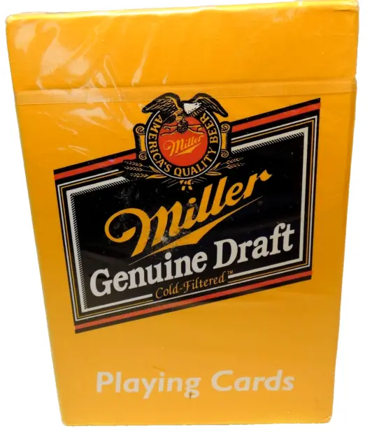 Miller Genuine Draft Beer Playing Cards