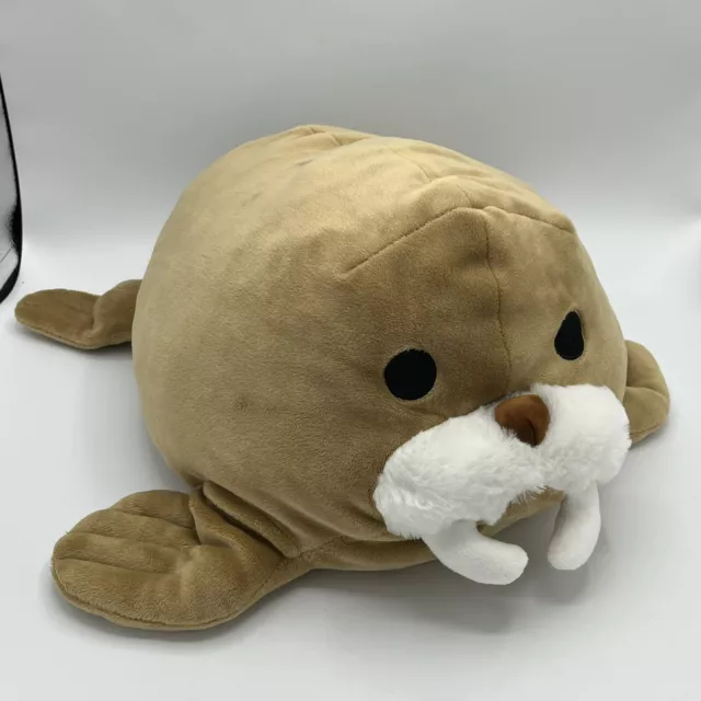 BROWN MOCHIPUNI SEIUCHI Walrus White Tusks 18 Kawaii Round 1 Plush 12.00 PicClick