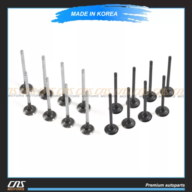 Intake & Exhaust Valves Kit for 04-08 GM Chevrolet Aveo Aveo5 1.6L DOHC Vin "6"