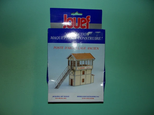 Jouef HO 773 Poste D’aiguillage – Maquette 1965/67 – État Correct Partiellement Monté