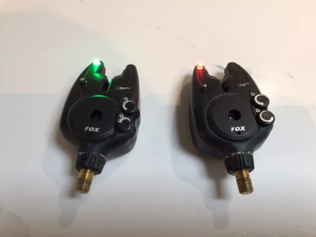 FOX MXR + G & R Led Digital Bite Alarms Used Carp Fishing Gear