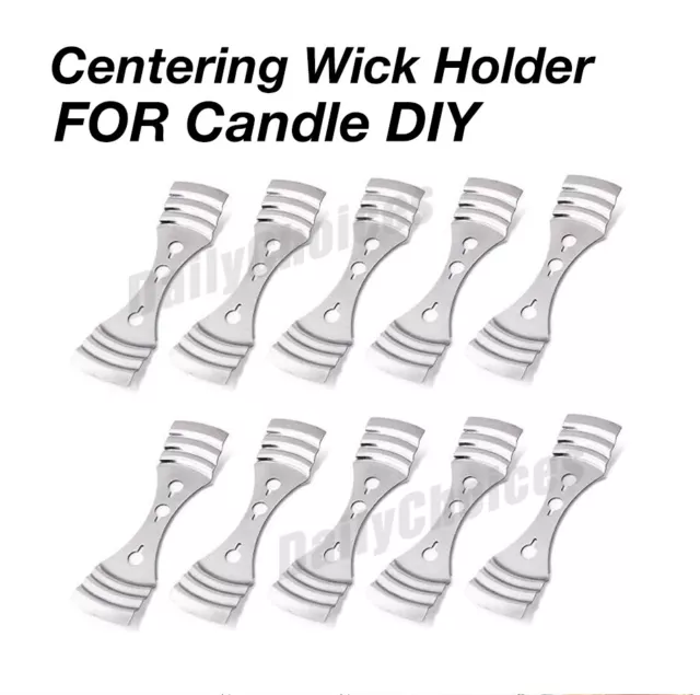 10 Metal Making Candle Wicks Holders Wick Holder Party Centering Center Device 2