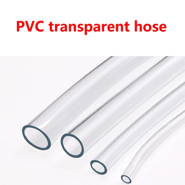 ID 2MM25MM CLEAR Plastic PVC Hose Pipe TubingFuel Oil Water Air Car