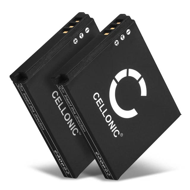 2x Batteria per Canon PowerShot SD300 Digital IXUS 55 Digital IXUS 65 (850mAh)