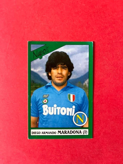 Panini Calcio 1987/88 – Diego Maradona N°180 – Naples – NEUF Sous Protège-carte