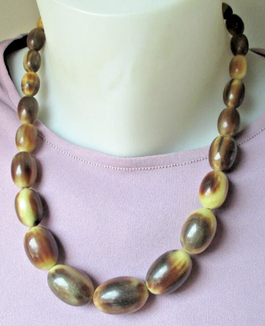 Or Blanc Sans Forme Collier Argent Fermoir Mousqueton 40.6-50.8cm