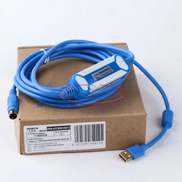 1PCS PLC programming cable For Panasonic FP0/FP2/FP-M /FP-X/FP-G USB-AFC8513