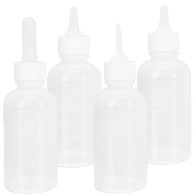 Botella de leche de plástico para perros gatos biberones para gatitos chupete para gatos lactantes herramienta