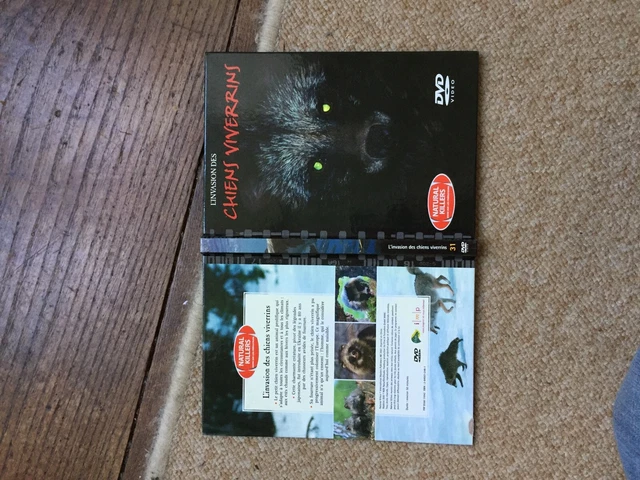 DVD DOCUMENTAIRE animaux natural killers 31 chiens viverrins