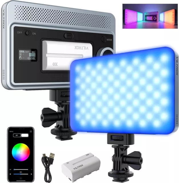 VILTROX Sprite 15C Camera LED Video Light for Photography Panel RGB Portable