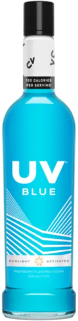 Uv Blue Raspberry Vodka Liqueur 750ml Bottle