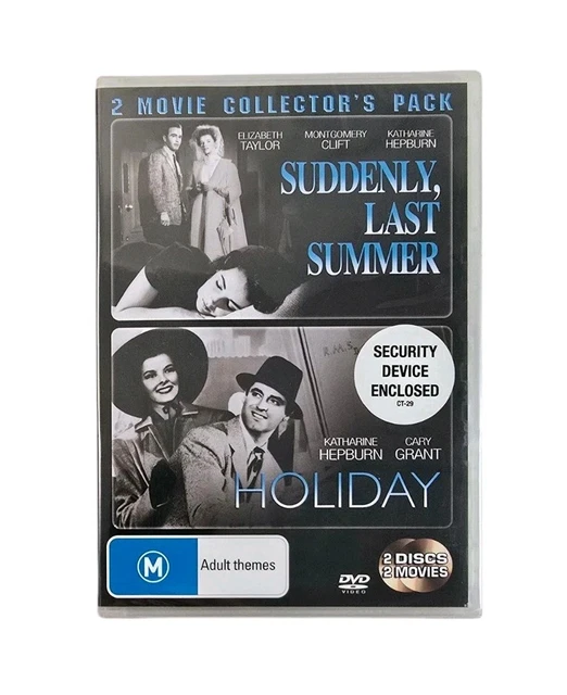 NEW - KATHARINE Hepburn Suddenly, Last Summer + Holiday DVD Region 4 B