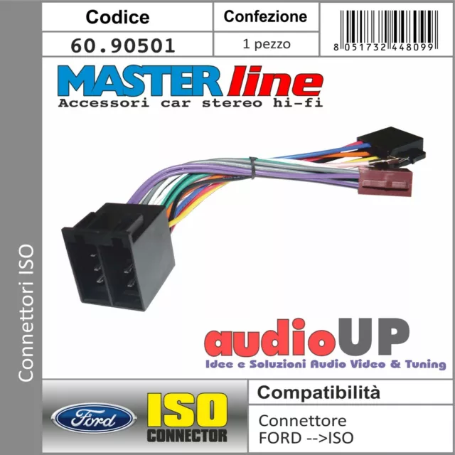 Connettore Iso Autoradio Per Ford Ka Dal 2009 In Poi -  Adattatore Radio