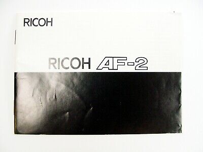 Folleto de instrucciones Ricoh AF-2 | 51 piezas | 1982 | $6.90 |