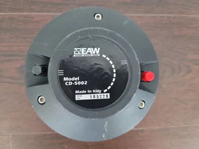 EAW CD-5002 B&C 2" Throat Compression Driver CD5002 Made in Italy *TESTED*