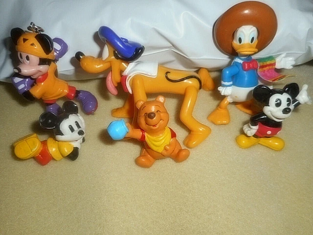 Small Disney Characters Mickey Mouse Donald Duck  Winnie The Pooh Pluto
