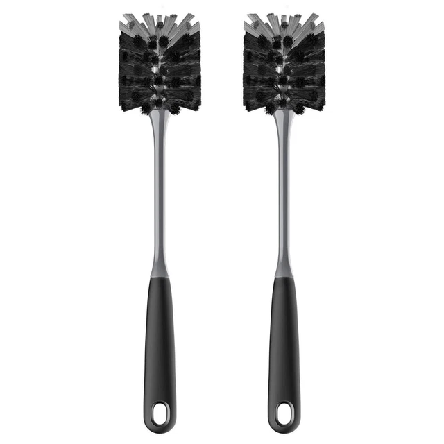 MR.SIGA Long Handle Bottle Brush, Flexible Scrub Brush for Water Bottles, Gla...