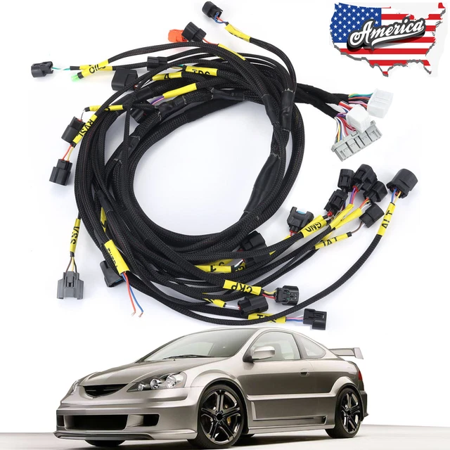 Engine Wire Harness for Honda Acura K-Swap Cars RSX Type S Base 2002 2003 2004
