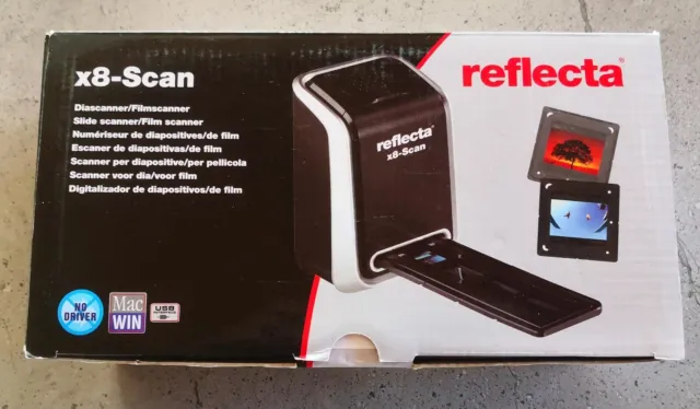 REFLECTA X8-SCAN numériseur de diapositives et films USB 2.0
