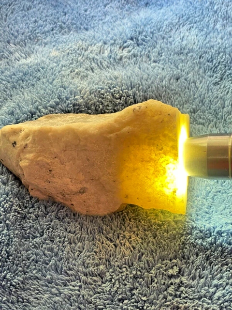 Siberian White and Honey Jade Rough