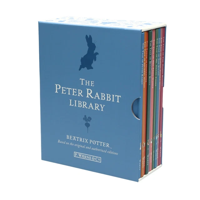 PETER RABBIT LIBRARY Coloured Jackets 10 Books Box Set - Ages 5-7 ...