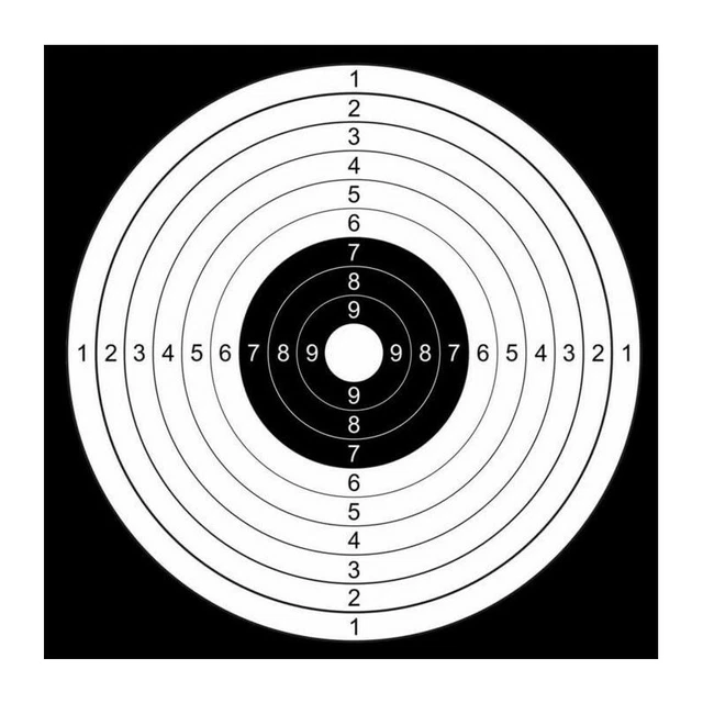 BERSAGLI CARTONE PER Tiro a Segno Aria Compressa EUR 6,80