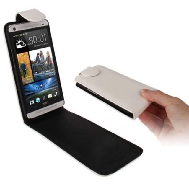 Coque de Téléphone Portable Étui à Rabat Housse Bumper pour HTC Un M7 Top