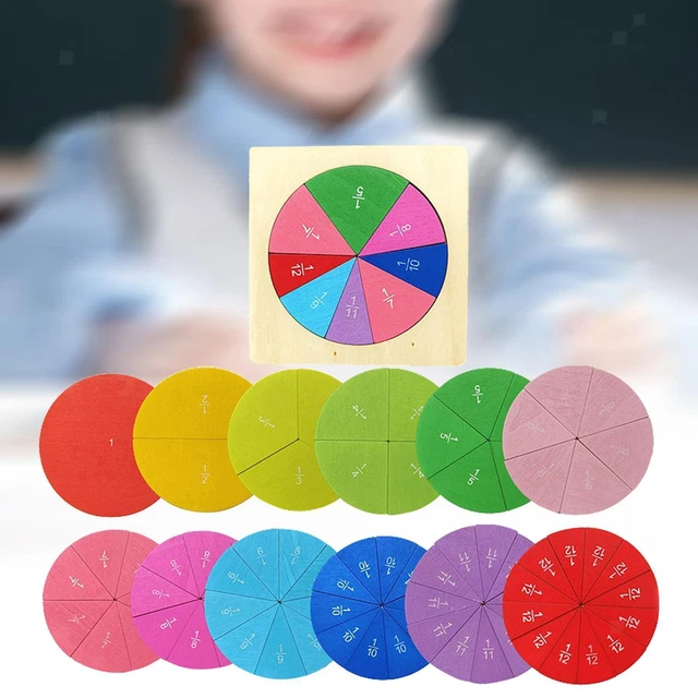 Magnetisches Bruchrechnen Lernspielzeug - 102 Teile Mathe-Lernhilfe Für Kinder