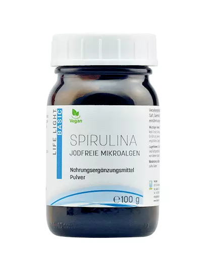 Spiruline de Taïwan (Microalgue Spirulina Platensis) Life Light® 100 Grammes