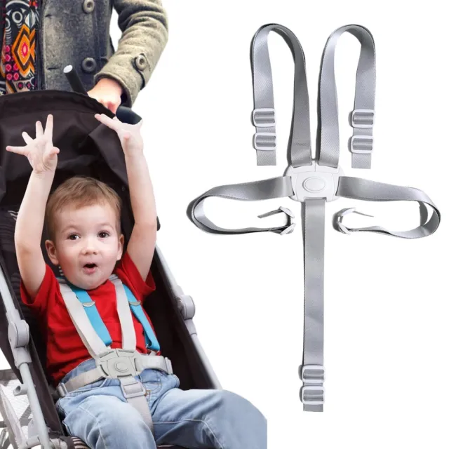 Universal Baby 5-Punkt Sicherheitsgurt Gürtel für Kinderwagen Kinderwagen Buggy