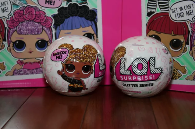 (2) L.O.L Surprise! BIG SISTERS Lol Dolls  *NEW GLITTER SERIES* HARD TO FIND!