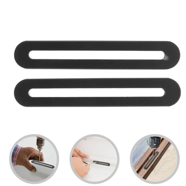 Soportes de reparación de muebles de acero inoxidable placa de reparación ajustable soporte en L