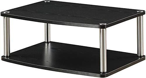 Elevador giratorio de dos niveles negro Convenience Concepts Designs2Go