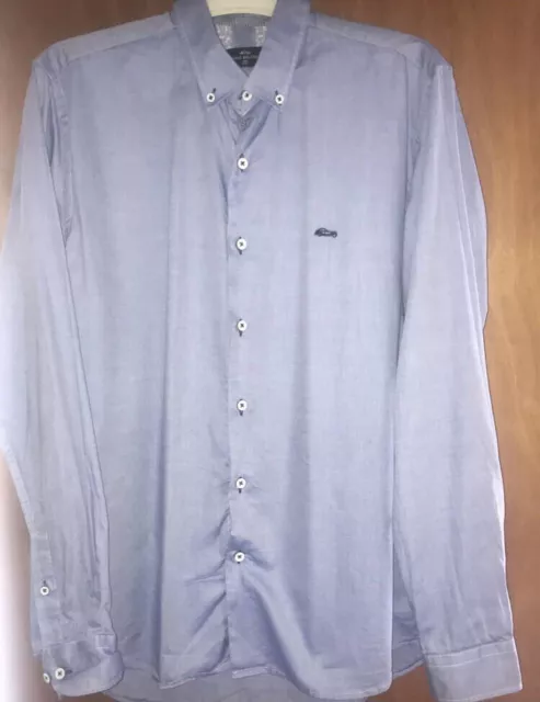 Dario Beltran Mens Shirt. Brand New Never Worn. Size Large. Blue.