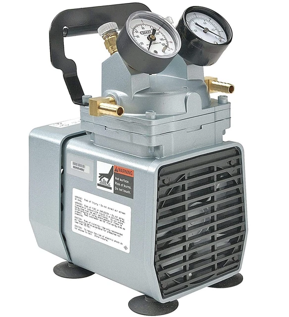 Gast DOA-P704-AA High-Capacity Vacuum Pump, Gauge/Reg 1.1 CFM Cole-Parmer 706140