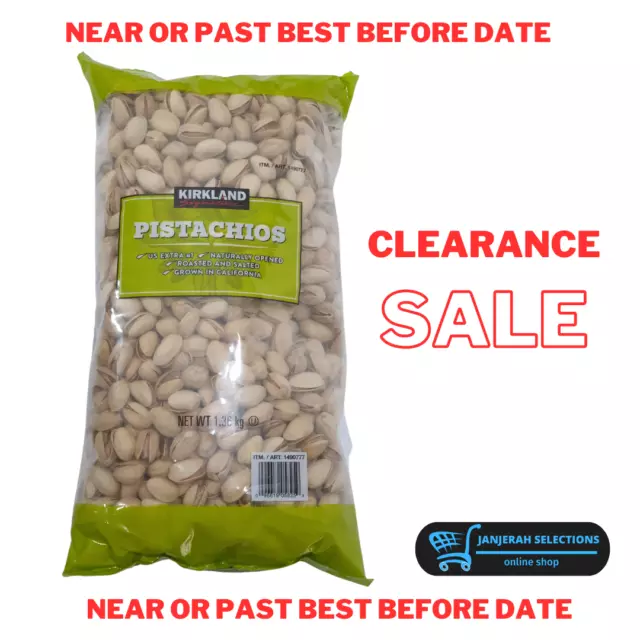 Roasted Salted Pistachios 1.36kg Bulk Buy Packet Pantry Nuts Healthy Snack!