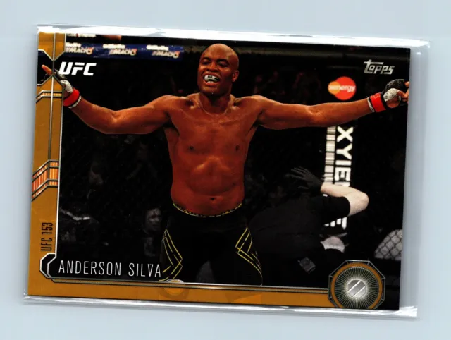 2015 Topps UFC Chronicles Anderson Silva Gold /88 #175 B131