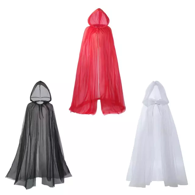 Costume di Halloween per adulti Mantello da strega Accessori cosplay Mantello