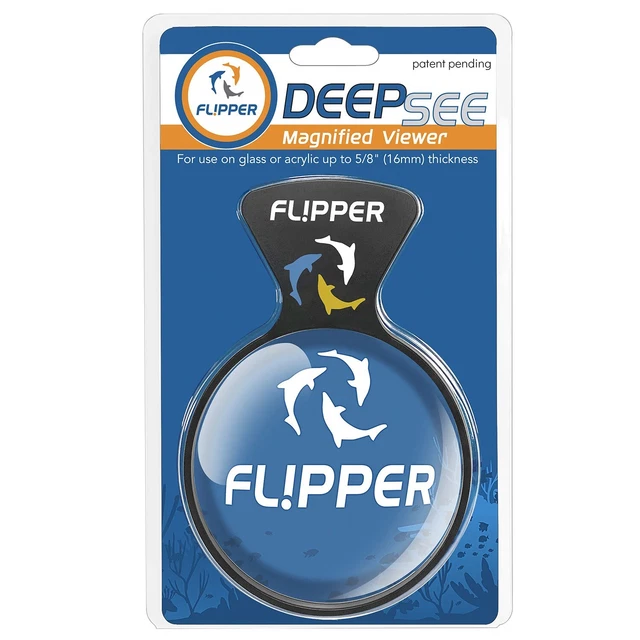 RA  FLIPPER Deepsee Max Magnified Aquarium Viewer - 4"