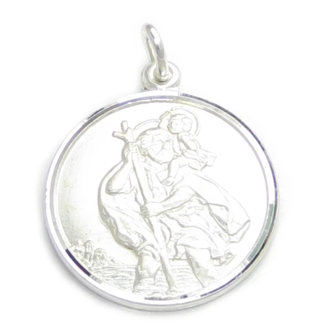 Collana di San Cristoforo in corda con preghiera - Collane e catene di