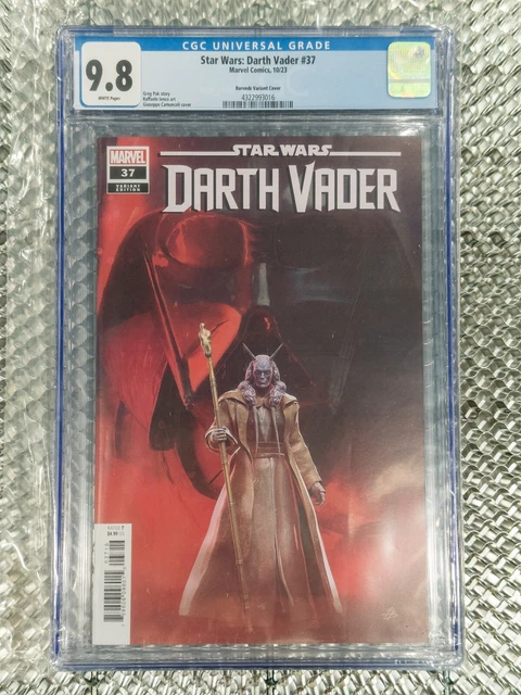 💫STAR WARS-DARTH VADER #37💫CGC 9.8 MINT💫Barends 1:25 Variant 💫FREE SHIPPING