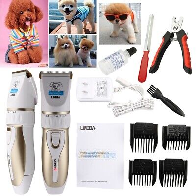 Professional Mute Pet Cat Dog Hair Cordless Clipper/Trimmer/Shaver Accessory Kit