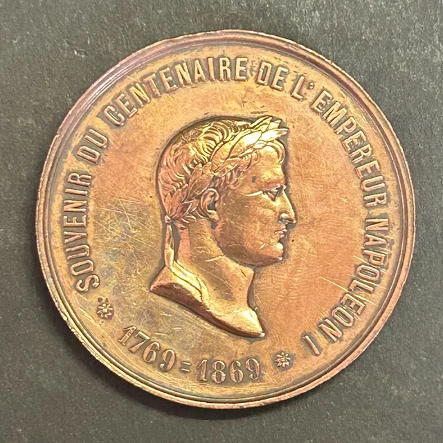 Médaille En Bronze Napoléon 1er