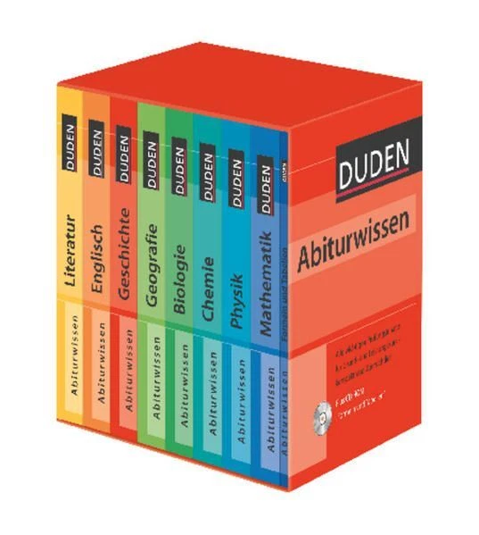 Duden Abiturwissen (7 Bände): Alle wichtigen Prüfungsinhalte - kompakt und übers